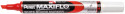 Pentel Maxiflo Slim Whiteboard Marker - Chisel Tip - Red