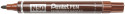 Pentel N50 Giant Permanent Marker - Bullet Tip - Brown