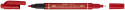 Pentel N75W Twin Tip Permanent Marker - Red