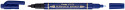 Pentel N75W Twin Tip Permanent Marker - Blue