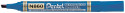 Pentel N860 Permanent Marker - Chisel Tip - Blue