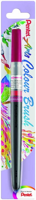 Pentel Arts Colour Brush Pen - Burgundy