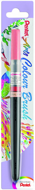 Pentel Arts Colour Brush Pen - Coral Pink