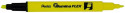 Pentel Illumina Flex Highlighters - Twin Tip - Yellow (Pack of 10)