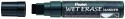 Pentel Jumbo Wet Erase Chalk Markers - Black (Wallet of 4)