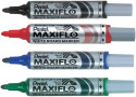 Pentel Maxiflo Slim Whiteboard Markers - Bullet Tip - Assorted Colours (Pack of 4)