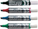Pentel Maxiflo Slim Whiteboard Markers - Chisel Tip - Assorted Colours (Pack of 4)