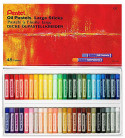 Pentel XXL Oil Pastels - Assorted Colours (Pack of 48)