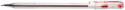 Pentel Superb Capped Ballpoint Pen - 0.7mm - Red