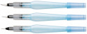 Pentel Arts Aquash Water Brushes - Fine Medium & Broad (Pack of 3)
