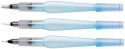 Pentel Arts Aquash Water Brushes - Fine Medium & Flat (Pack of 3)