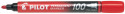 Pilot Marker 100 Marker Pen - Red