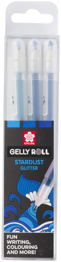 Sakura Gelly Roll Stardust Gel Pens - Ocean Set (Pack of 3)