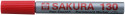 Sakura Pen-Touch 130 Permanent Marker - Bullet Tip - Red