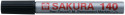 Sakura Pen-Touch 140 Permanent Marker - Chisel Tip - Black
