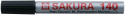 Sakura Pen-Touch 140 Permanent Marker - Chisel Tip - Black