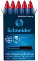 Schneider One Change Roller Cartridge - Red (Pack of 5)