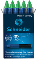 Schneider One Change Roller Cartridge - Green (Pack of 5)