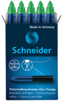 Schneider One Change Roller Cartridge - Green (Pack of 5)