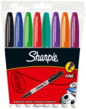 Sharpie Fine Marker Pen - Assorted Colours (Pack of 8)