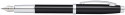 Sheaffer 100 Fountain Pen - Black Lacquer Chrome Trim - Picture 1
