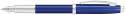 Sheaffer 100 Fountain Pen - Blue Lacquer Chrome Trim - Picture 1