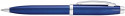 Sheaffer 100 Ballpoint Pen - Blue Lacquer Chrome Trim - Picture 1