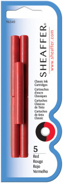 Sheaffer Ink Cartridge - Red (Pack of 5)