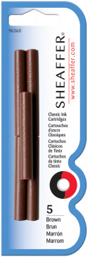 Sheaffer Ink Cartridge - Brown (Pack of 5)