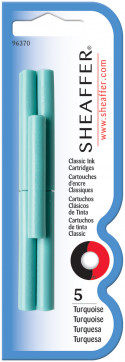 Sheaffer Ink Cartridge - Turquoise (Pack of 5)
