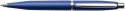 Sheaffer VFM Ballpoint Pen Gift Set - Neon Blue Chrome Trim with A6 Notebook - Picture 1