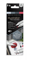 Spectrum Noir Illustrator Markers - Stylish (Pack Of 4)