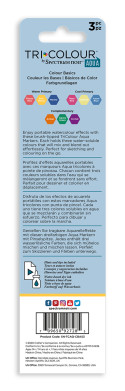 Spectrum Noir TriColour Aqua Markers - Colour Basics (Pack Of 3) - Picture 1