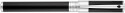 S.T. Dupont D-Initial Fountain Pen - Black Lacquer Chrome Trim - Picture 1