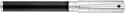 S.T. Dupont D-Initial Fountain Pen - Duotone Black & Chrome - Picture 1