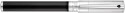 S.T. Dupont D-Initial Rollerball Pen - Duotone Black & Chrome - Picture 1