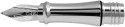 S.T. Dupont Liberté Nib - Solid 14K Gold Rhodium Plated - Extra Fine