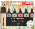 STABILO BOSS ORIGINAL NatureCOLORS - Pack of 6 - Assorted Colours