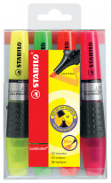 STABILO Luminator Highlighter Pen - Assorted Colours (Pack of 4)