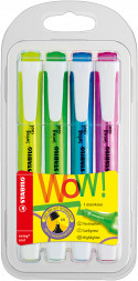 STABILO swing cool Highlighter - Wallet of 4 - Assorted Colours