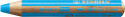 STABILO woody 3-in-1 Multi-Talented Pencil - Cyan Blue