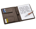 Staedtler Premium Leather Conference Folder - A5 Brown - Picture 1