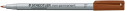 Staedtler Lumocolor Nonpermanent Pen - Fine - Brown