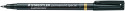 Staedtler Lumocolor Permanent Pen - Fine - Special Black