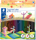 Staedtler Noris Colour Pencils - Assorted Colours (Wide Pack of 24)