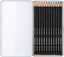 Staedtler Super Soft Colouring Pencils - Assorted Colours (Tin of 12) - Picture 1