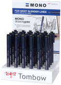 Tombow Mono Drawing Pen - Assorted Tip Sizes (Pack of 24)