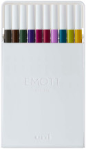 Uni-Ball PEM-SY Emott Fineliner Pens - Set No.3 (Pack of 10)