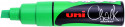 Uni-Ball PWE-8K ChalkGlass Marker - Chisel Tip - Fluorescent Green