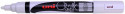 Uni-Ball PWE-5M ChalkGlass Marker - Bullet Tip - White